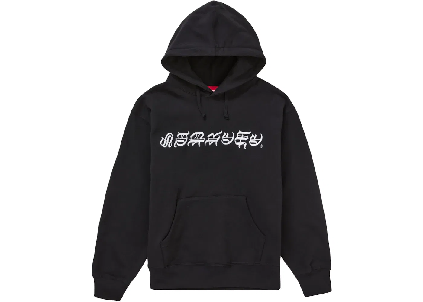 Мужская худи с принтом Supreme Black, Black