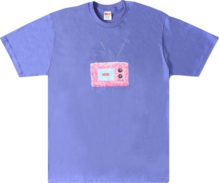 

Футболка Supreme TV Tee 'Light Purple', фиолетовый