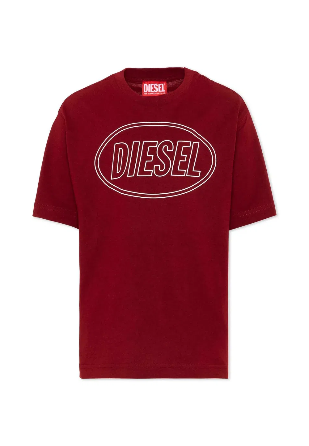 Футболка унисекс - футболка с принтом Diesel, Bordeaux