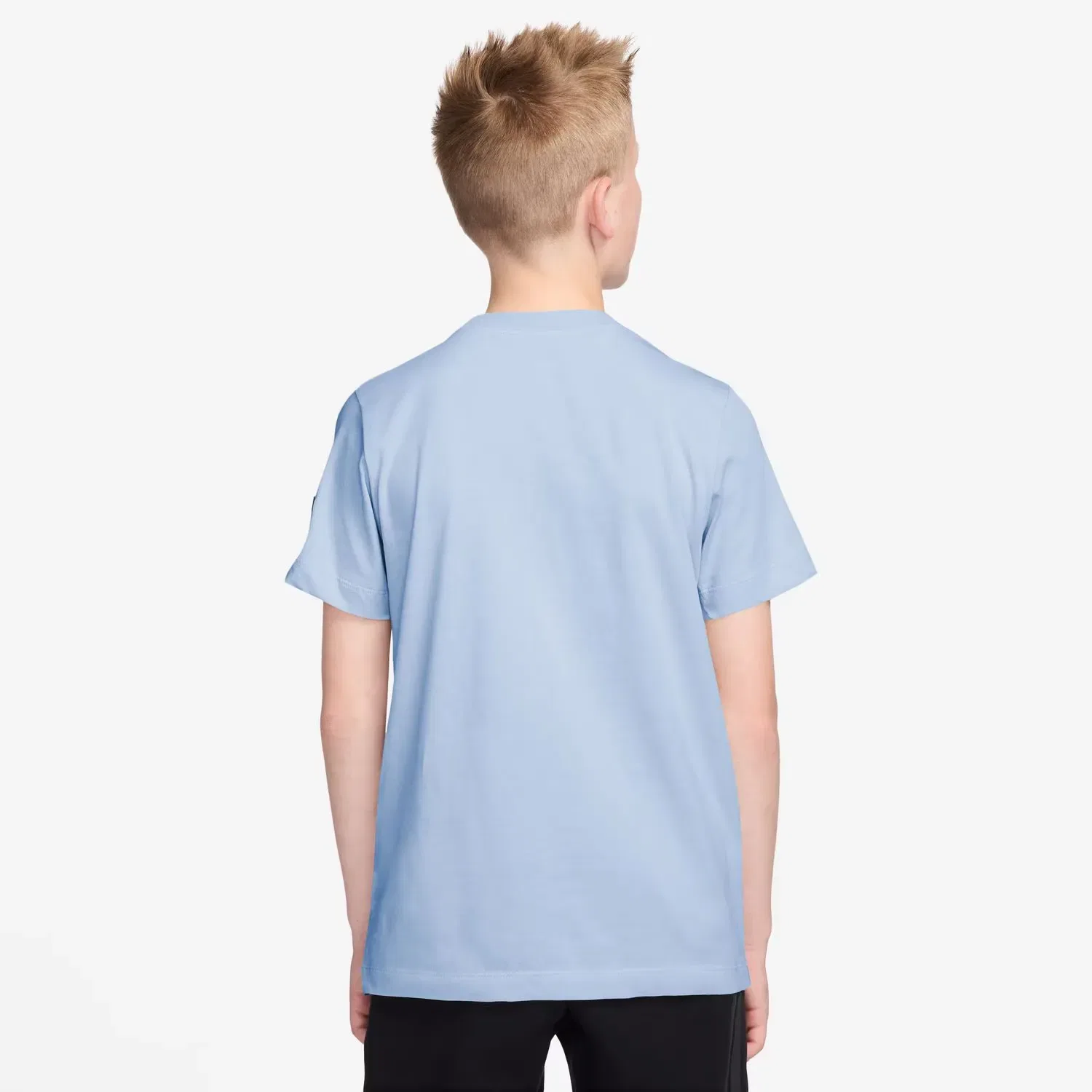 Детская футболка хлопковая Sportswear Nike, Azul — фото 2