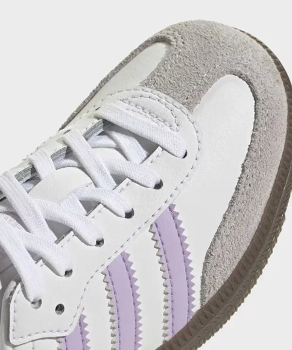 Кроссовки Samba OG, Adidas Kids, светло-фиолетовый — фото 4