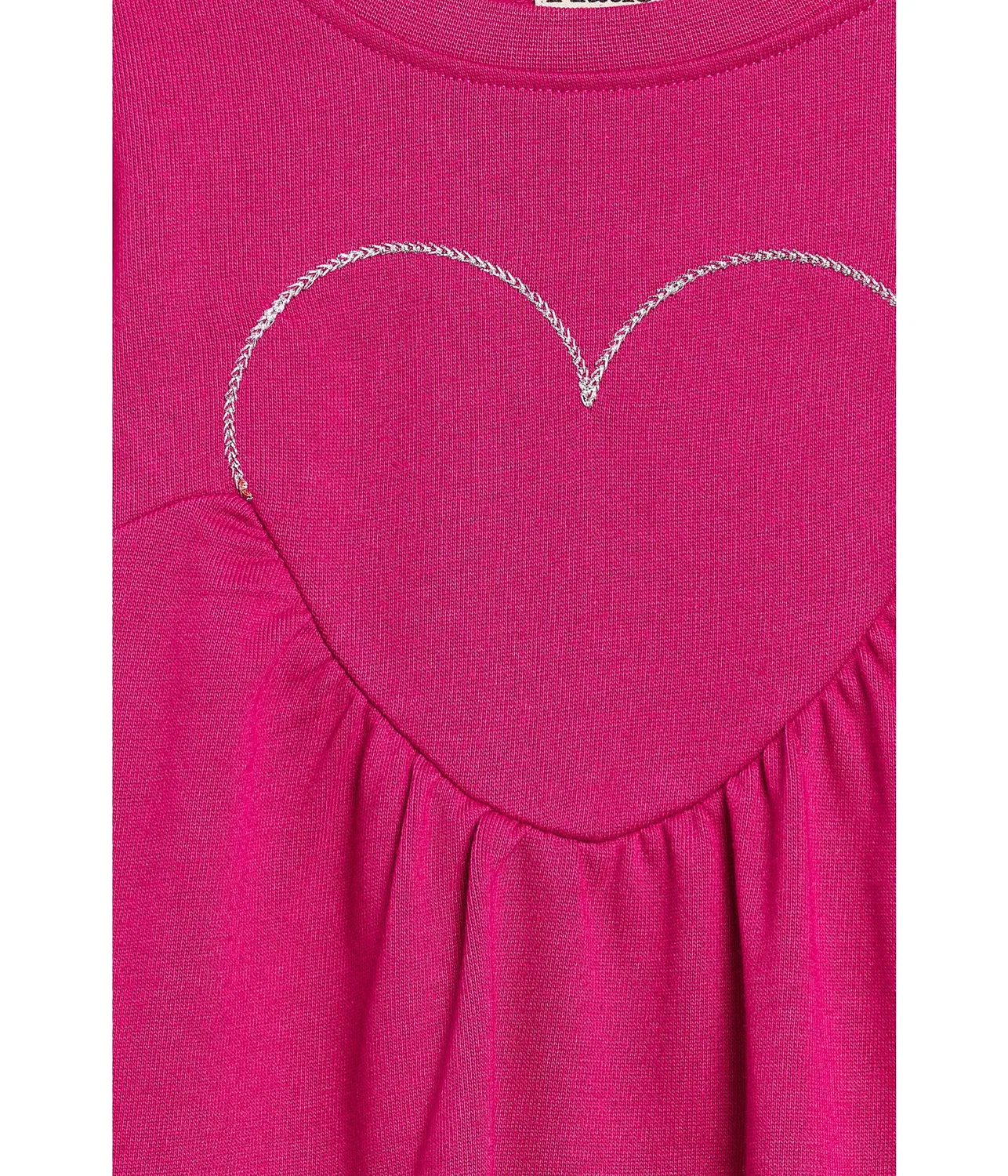 Платье Very Berry Heart Applique Dress (для малышей/детей постарше) Hatley Kids, Pink — фото 3