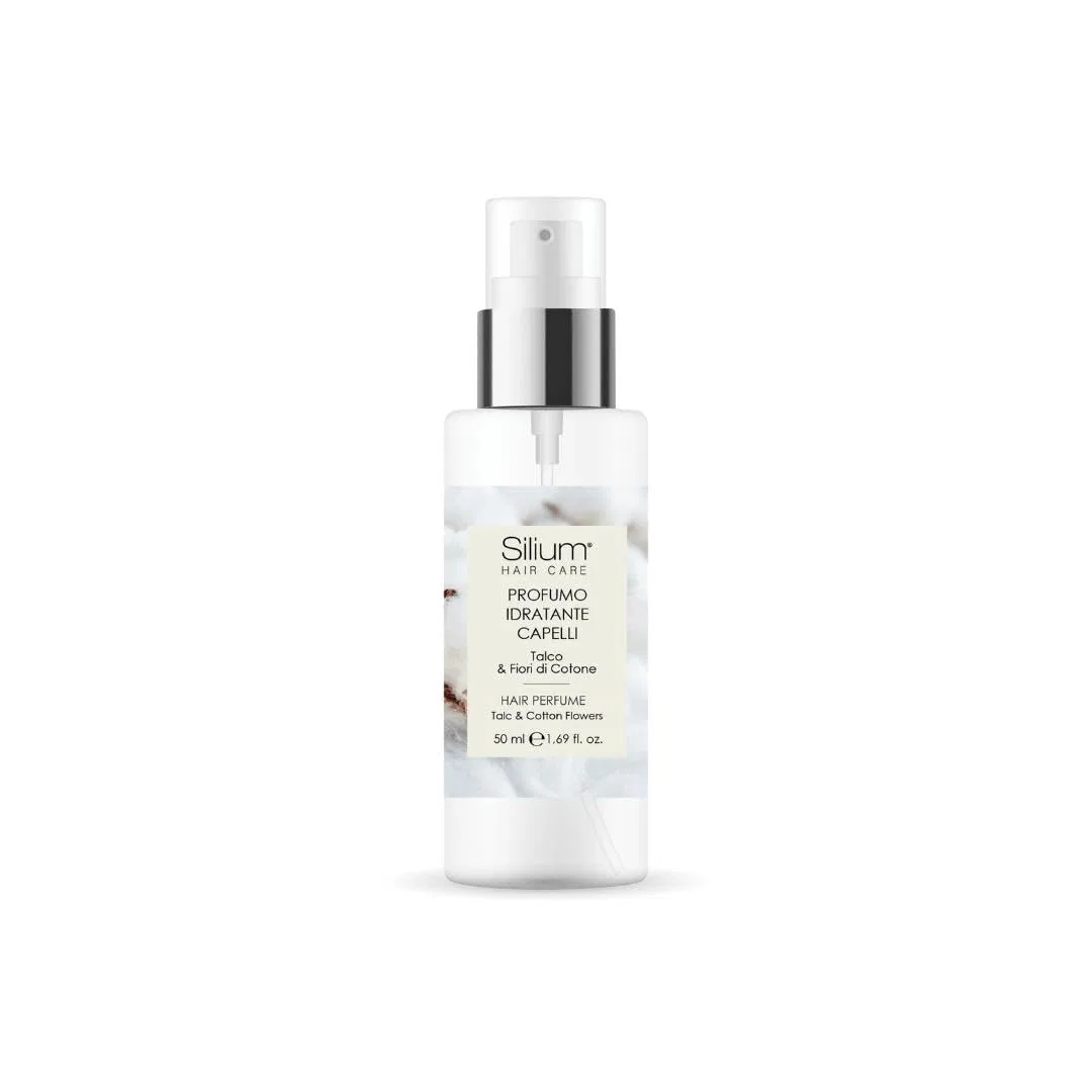 Крем-парфюм для волос увлажняющий Silium Talc & Cotton Flowers, 50 мл