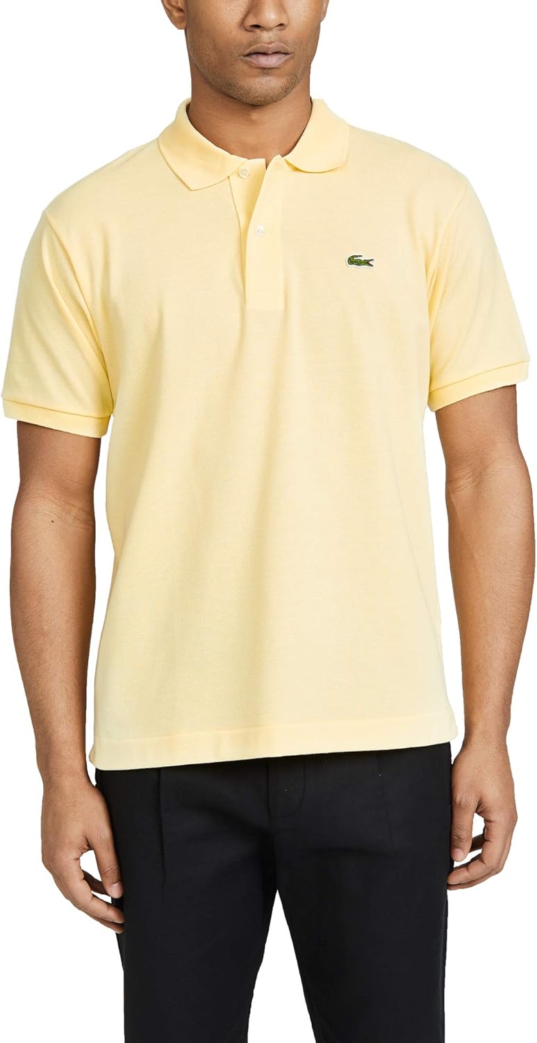 

Lacoste мужская оригинальная поло из пике, Napolitan Yellow, Желтый, Lacoste мужская оригинальная поло из пике, Napolitan Yellow