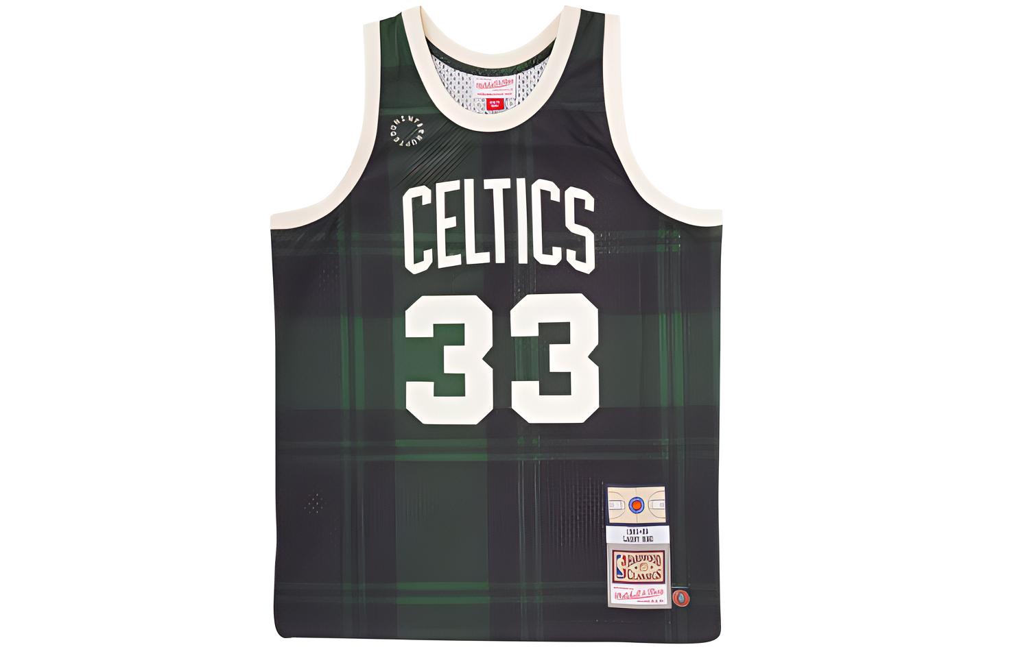 

Mitchell Ness Баскетбольная майка Mitchell & Ness x NBA унисекс, черно-зеленая
