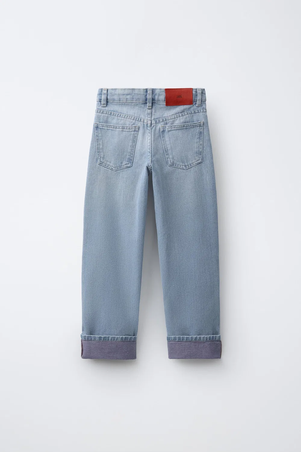 Прямые джинсы ZARA, Mid-Blue — фото 2