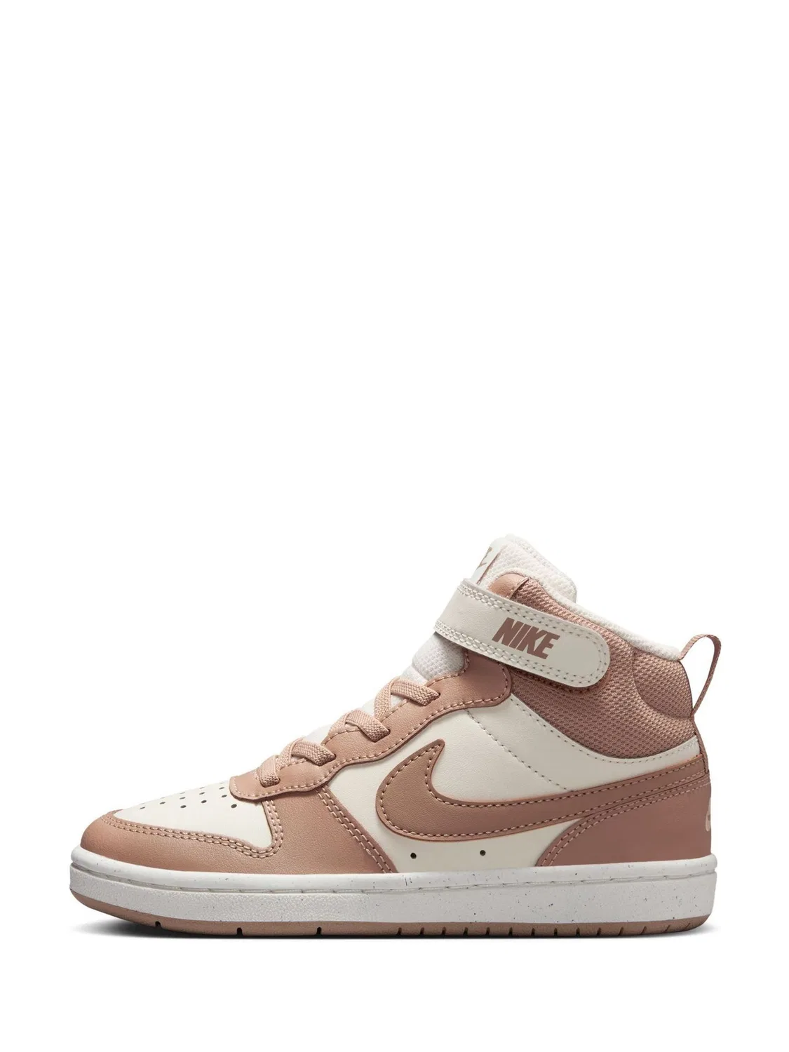Кроссовки высокие Nike Court Borough Mid 2, коричневый/кремовый — фото 4