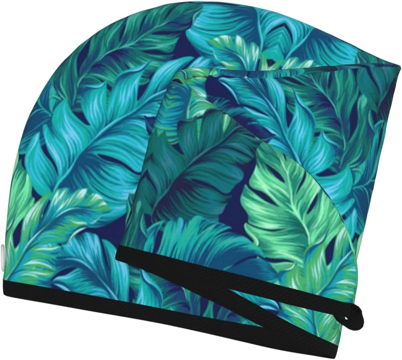 Шапочка для душа COMAAM, 64x26 см, Tropical Palm Leaves — фото 3