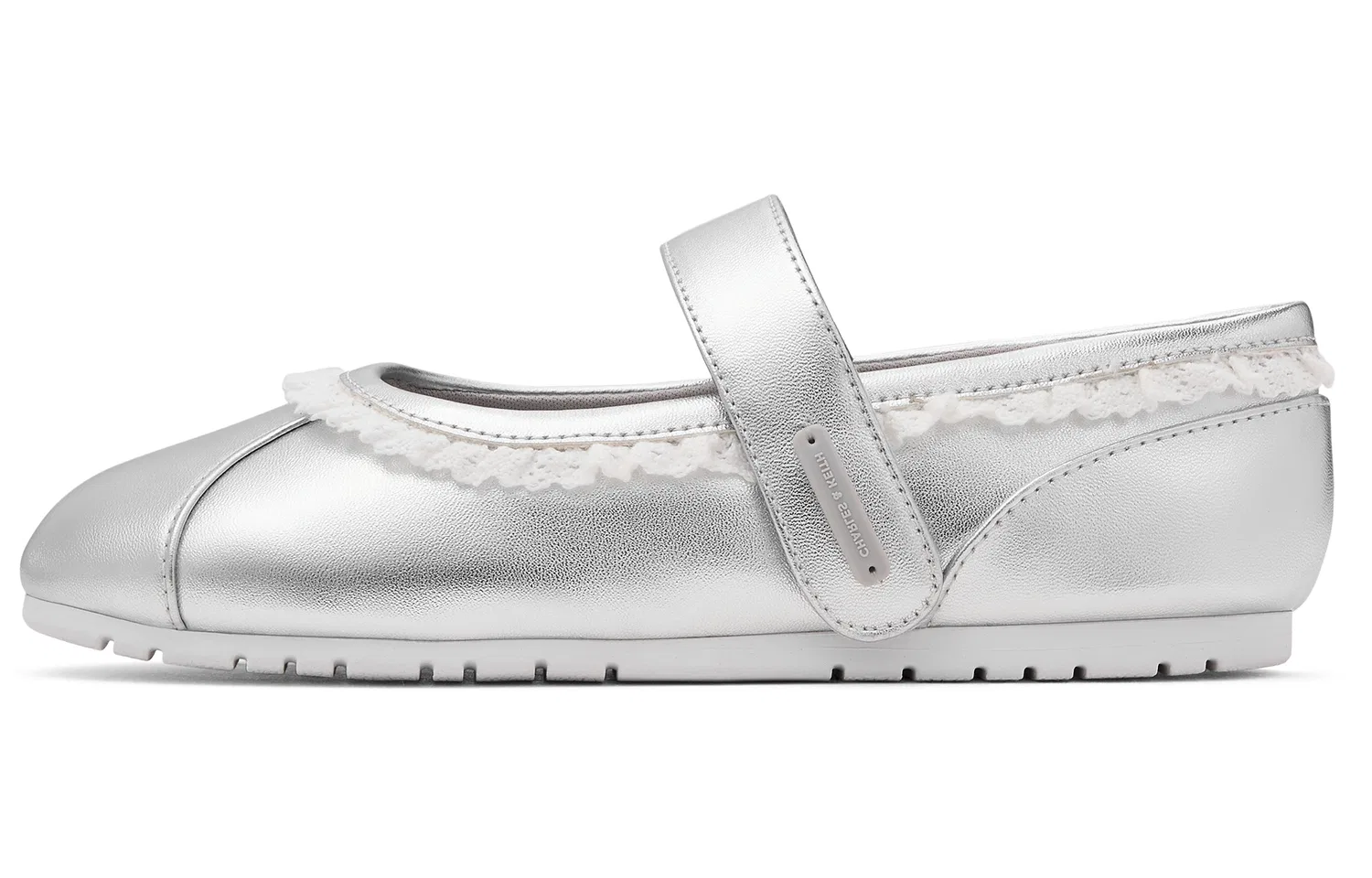 Кроссовки низкие CHARLES&KEITH, Silver