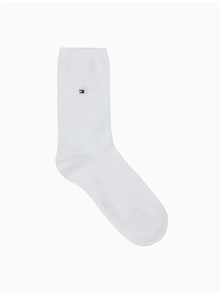 Носки TOMMY HILFIGER, Solid Socks 2P, White — фото 2