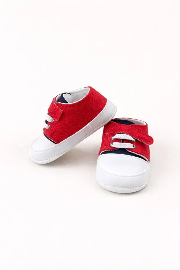 Детские туфли для девочек с гибкой подошвой Numix Baby Kids, Red — фото 4