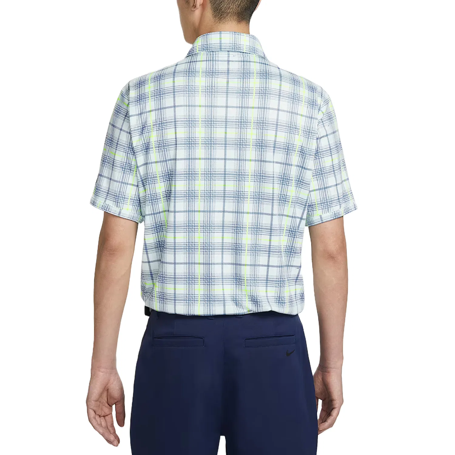 Мужское поло для гольфа Dri-FIT Tartan Nike, Slight Green — фото 3