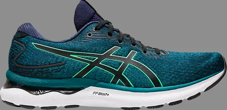 

Кроссовки gel nimbus 24 'velvet pine new leaf' Asics, синий