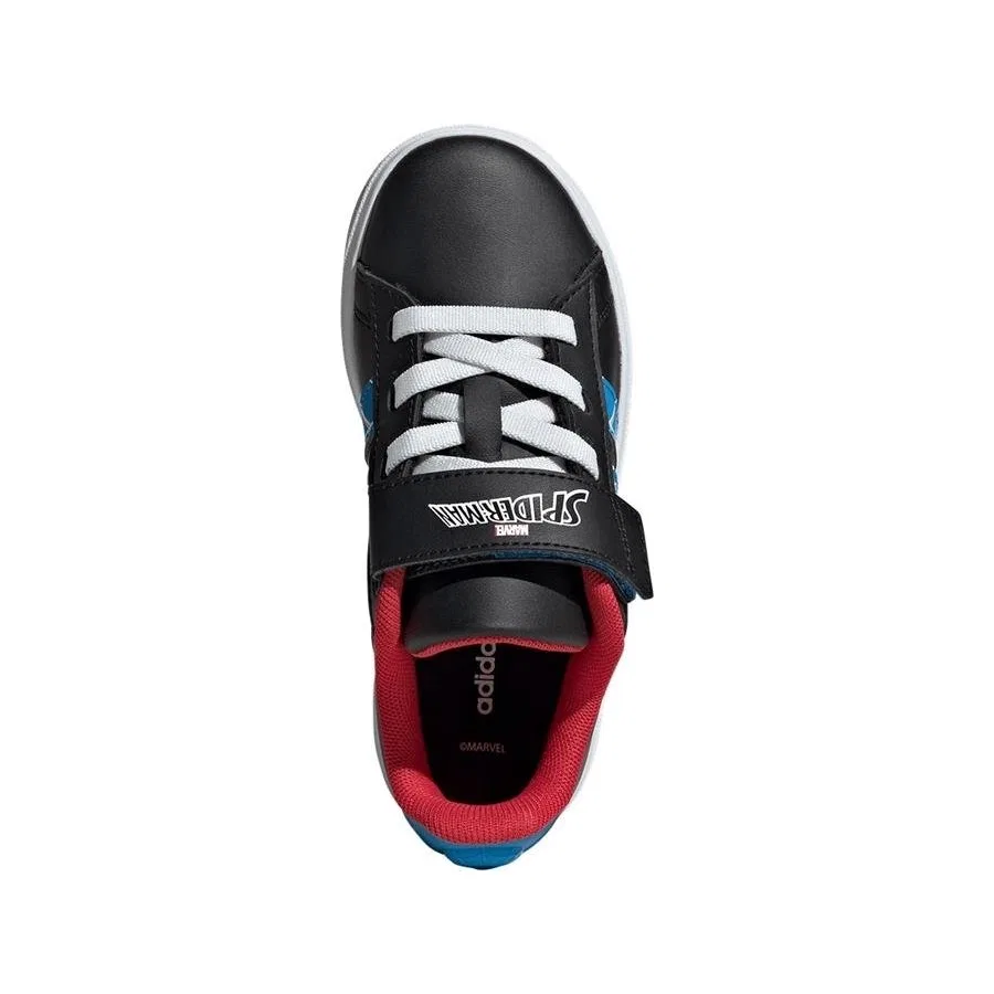 Детские кроссовки с дизайном Spider-Man GRAND COURT SPIDER-MAN EL K adidas, Синий — фото 3