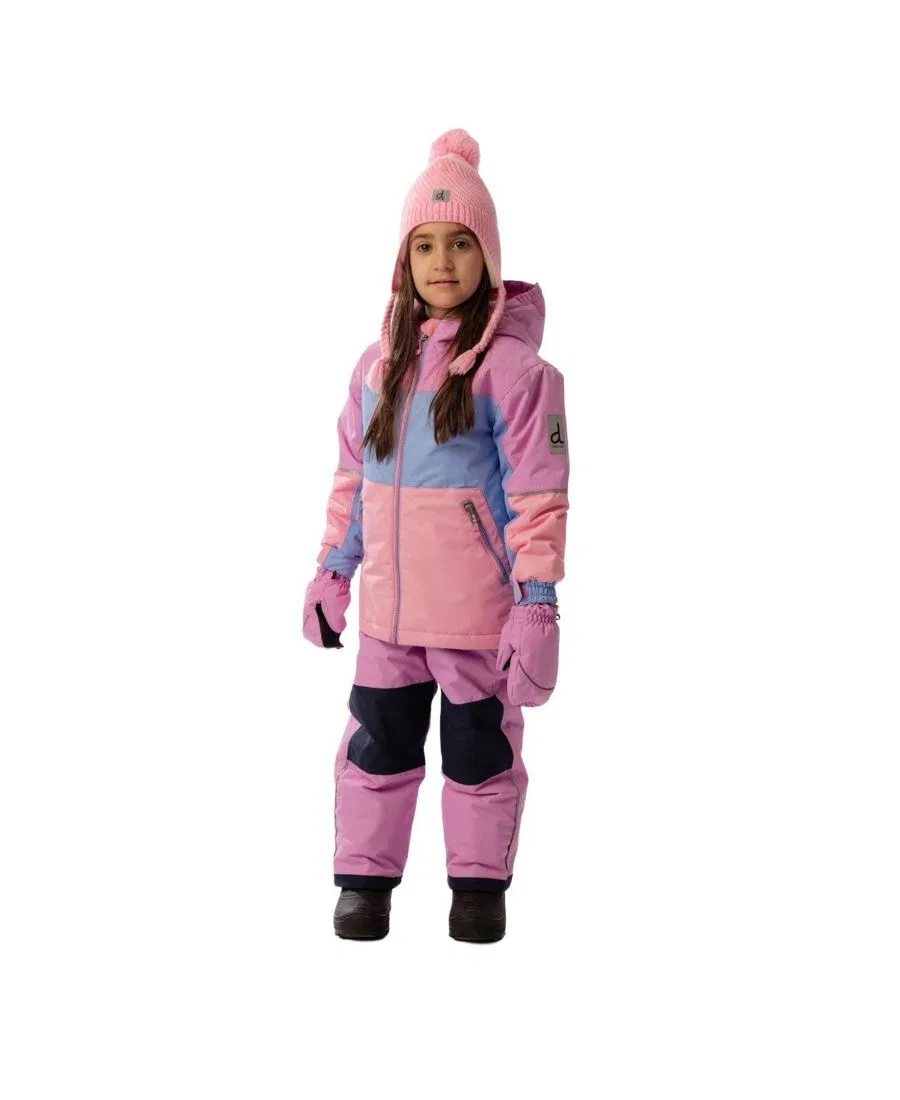 Детский зимний комплект из куртки и полукомбинезона Chill Deux par Deux, Pink Blue And Mauve