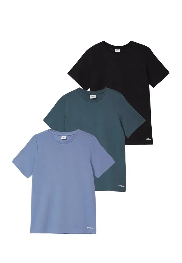 Футболки 3 шт. из хлопка Basic T-shirt S.Oliver, черный — фото 4