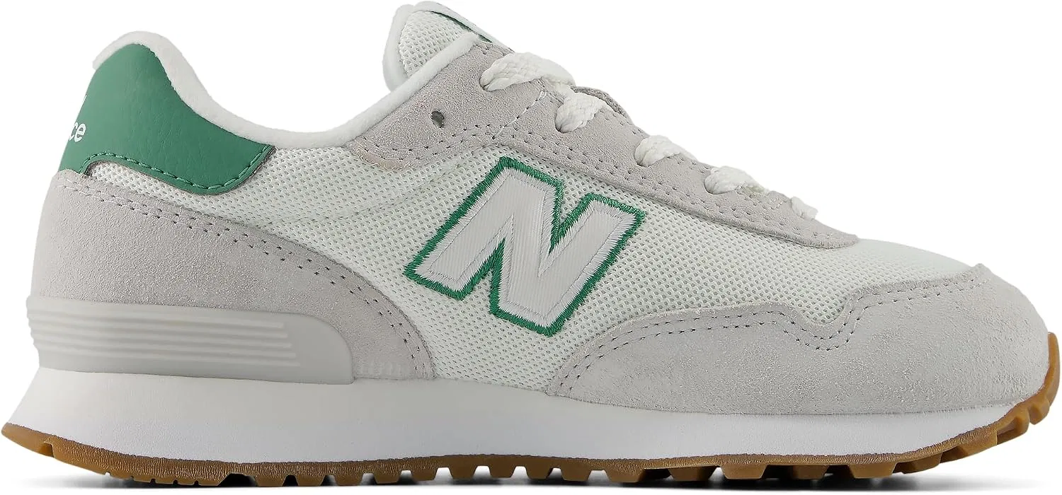 Детские кроссовки на шнуровке 515 Lace New Balance, Grey Matter/Outfield — фото 3