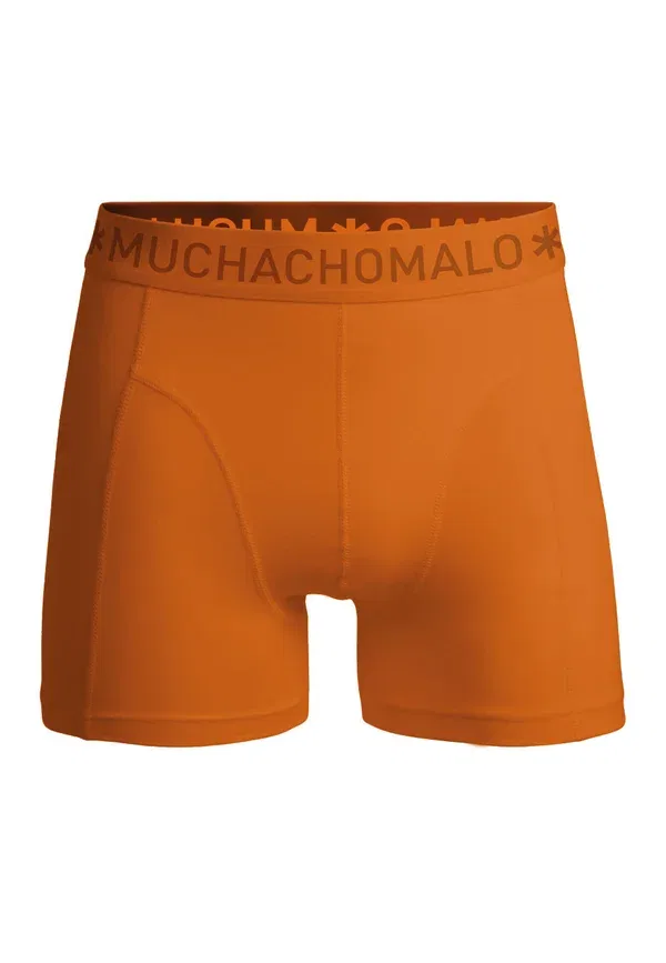 Комплект боксеров из 3 штук solid boxer briefs Muchachomalo, brown, orange, синий/оранжевый/коричневый — фото 3