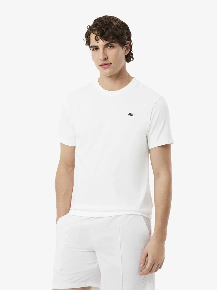 Футболка с принтом Tennis Heritage LACOSTE, White