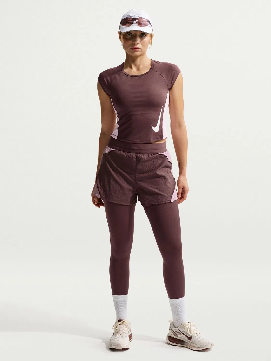 Шорты для бега с высокой посадкой, водонепроницаемые Nike, Tattoo Brown — фото 3