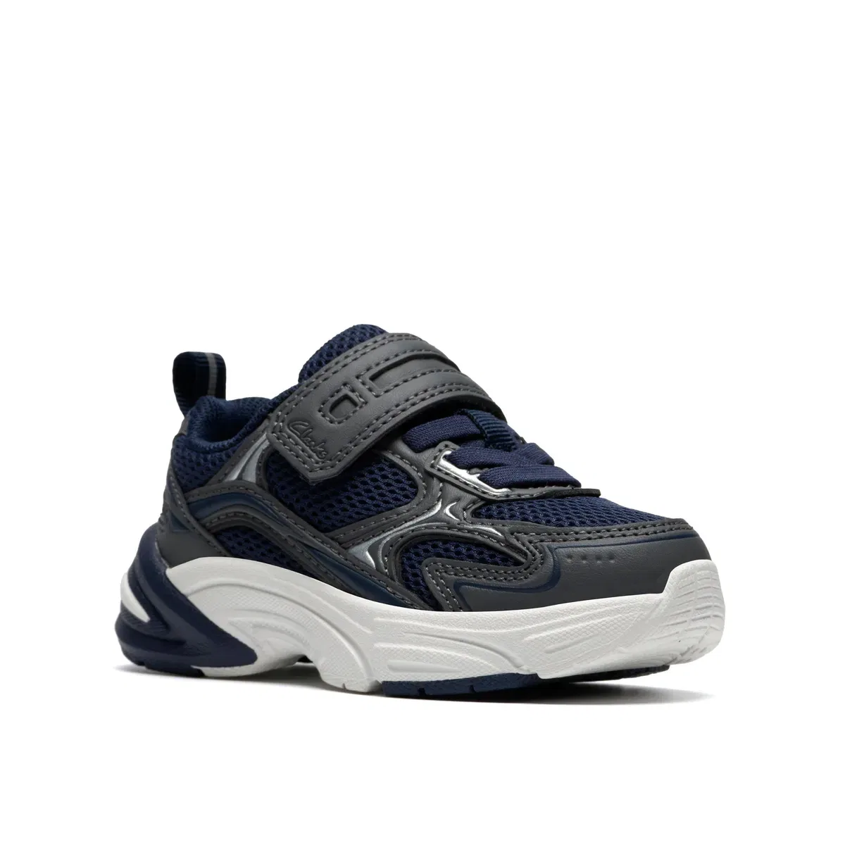 Детские кроссовки с комбинированным верхом Craftonmove Clarks, Blue — фото 4
