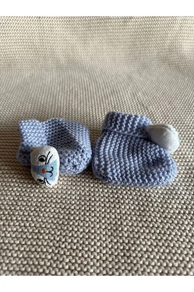 Детские носки для новорожденных с игрушкой Myluni, Blue1 — фото 3