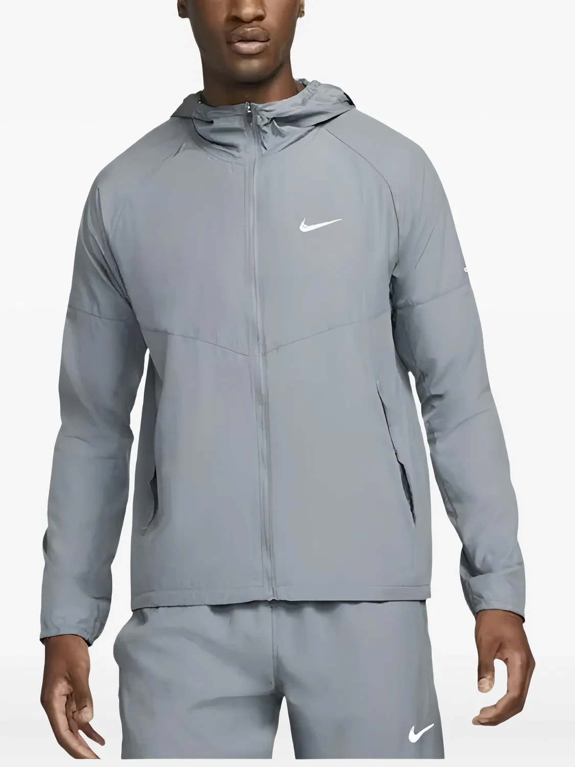 Куртка Miler Repel с капюшоном Nike, серый