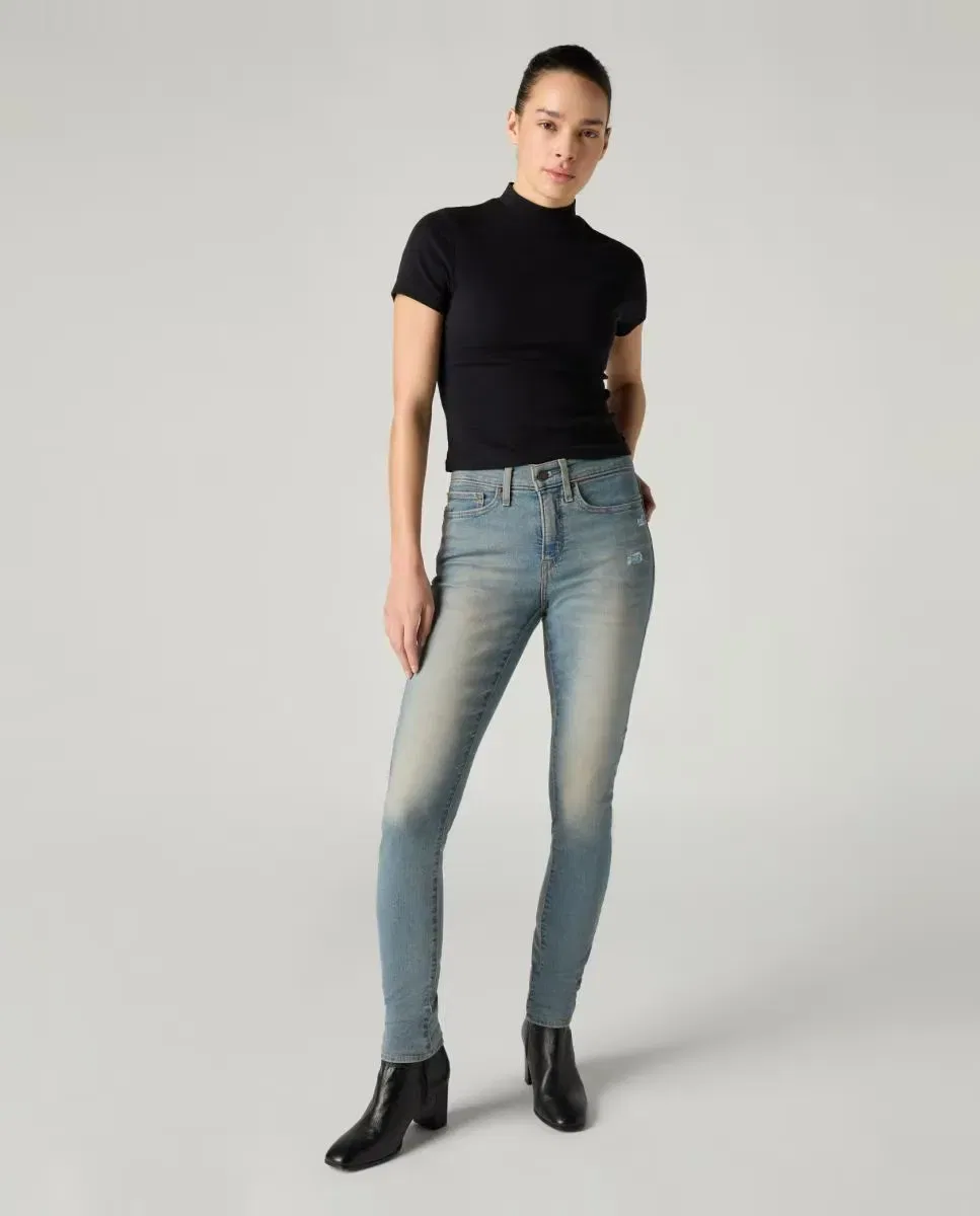 Женские джинсы-скинни с завышенной талией 311 Shaping Skinny Levi's, Azul Claro