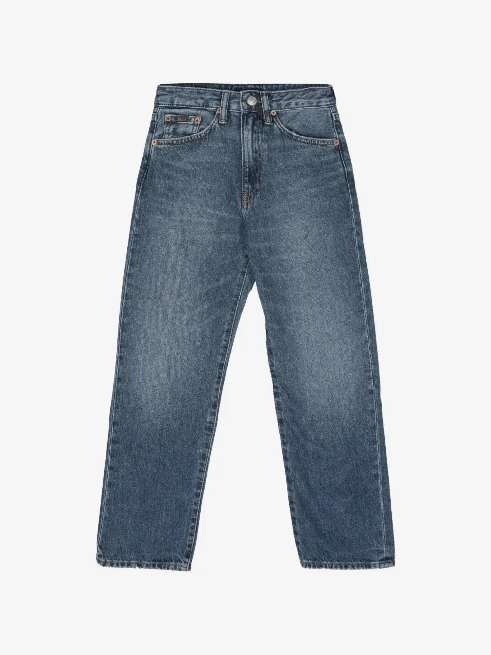 Широкие джинсы POLO RALPH LAUREN KIDS, синий