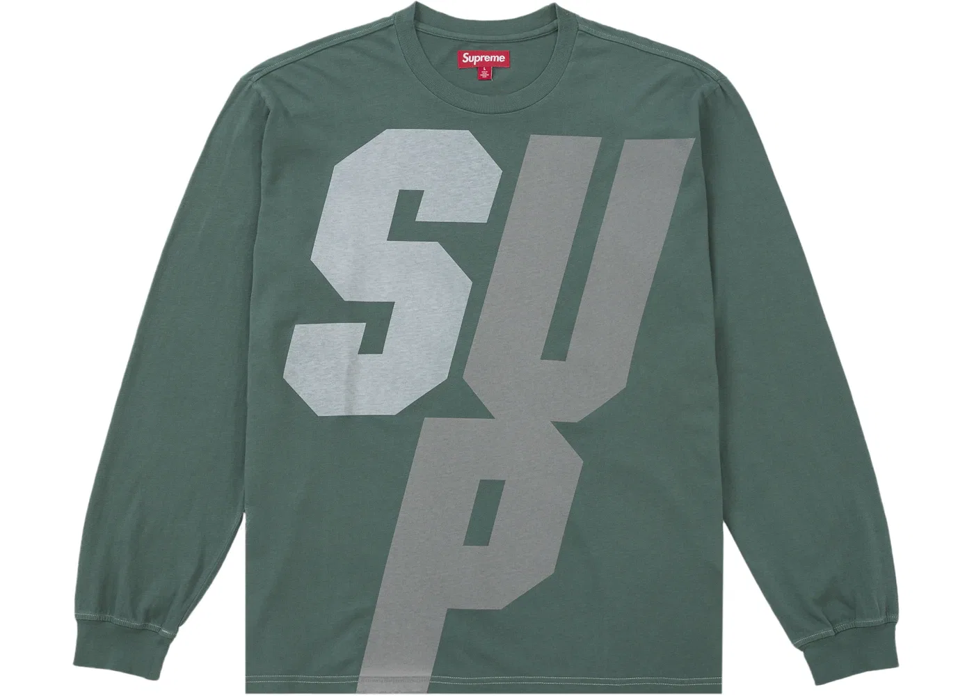 Мужская футболка с длинным рукавом с отражающими элементами Top Supreme, Green