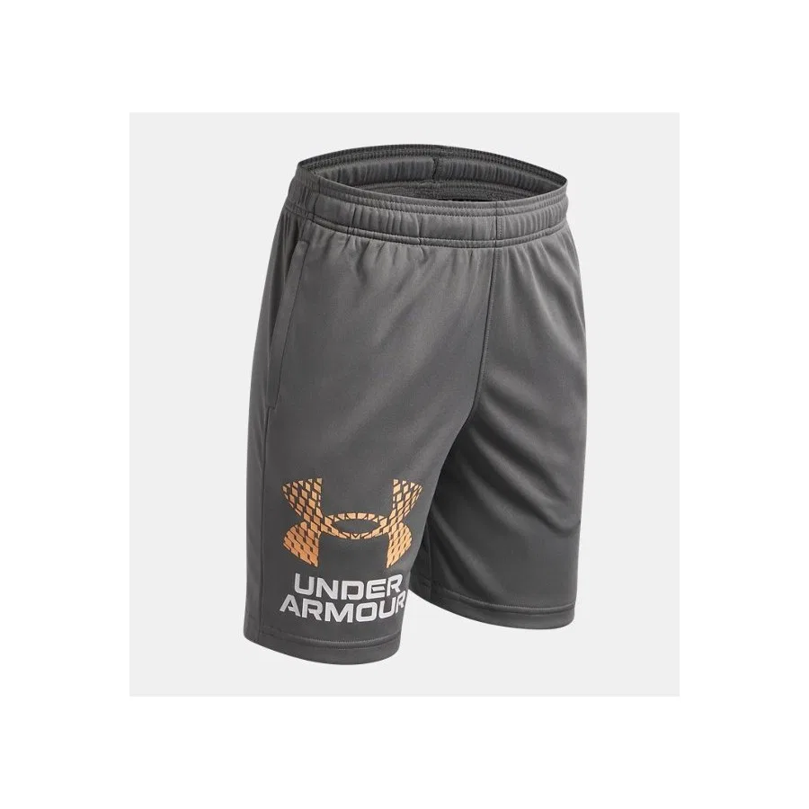 Детские спортивные шорты с логотипом Under Armour, Черный — фото 3