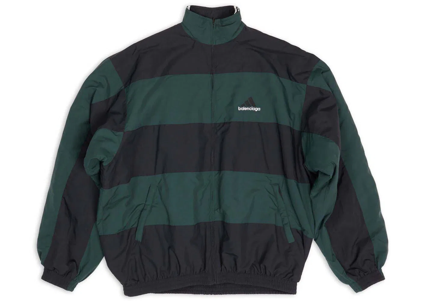 Мужская куртка с принтом Reversible Tracksuit Jacket Balenciaga, Black Green