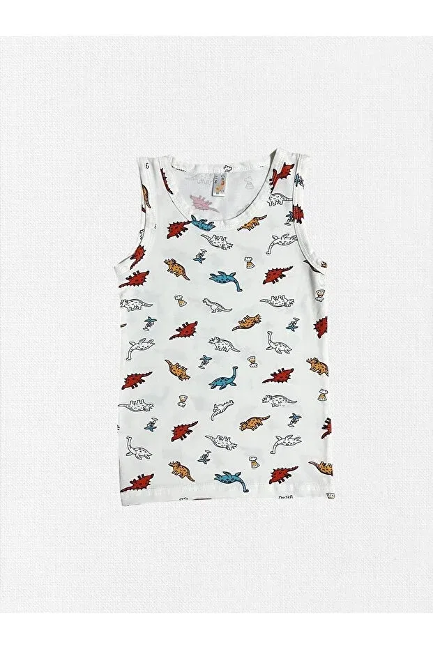 Детский комплект нижнего белья для мальчиков с принтом Elmas Kids, White — фото 3