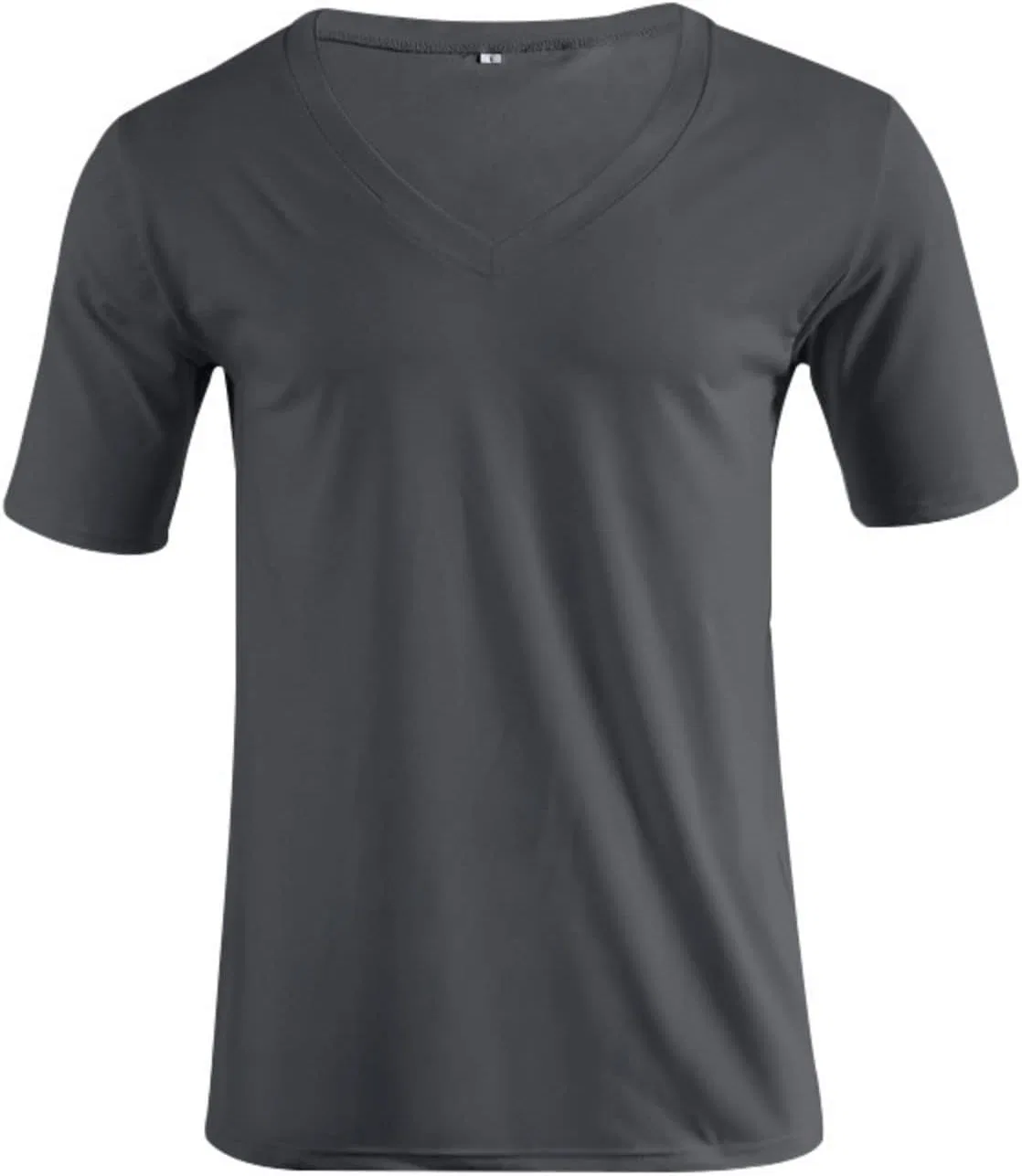 Мужская базовая футболка с V-образным вырезом Athletic, Dark Gray — фото 3