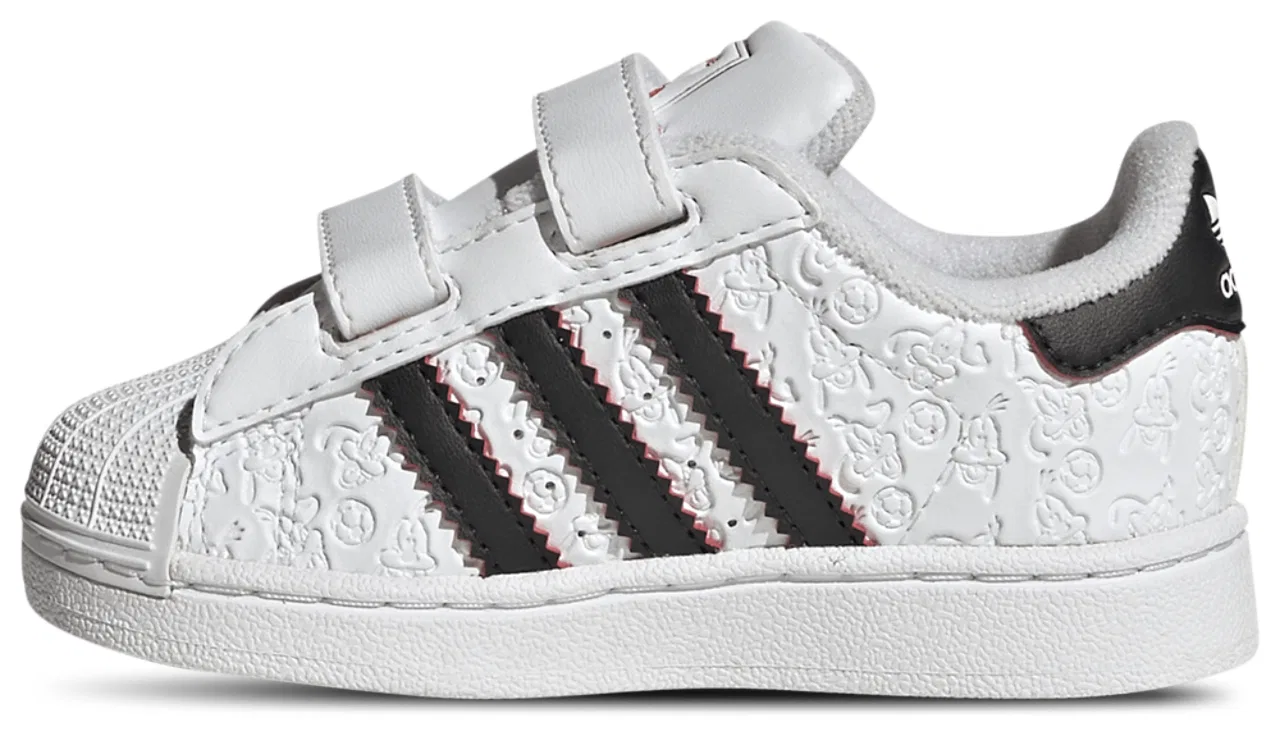 Кроссовки для девочек Superstar II CF Goofy Adidas, цвет Multi/White — фото 2