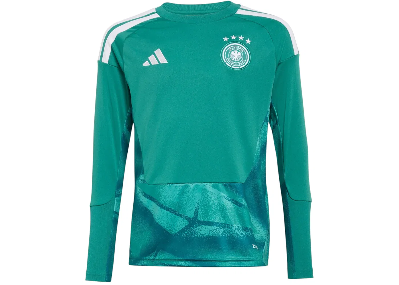 Детская футболка с длинным рукавом Jersey Adidas, Active Green