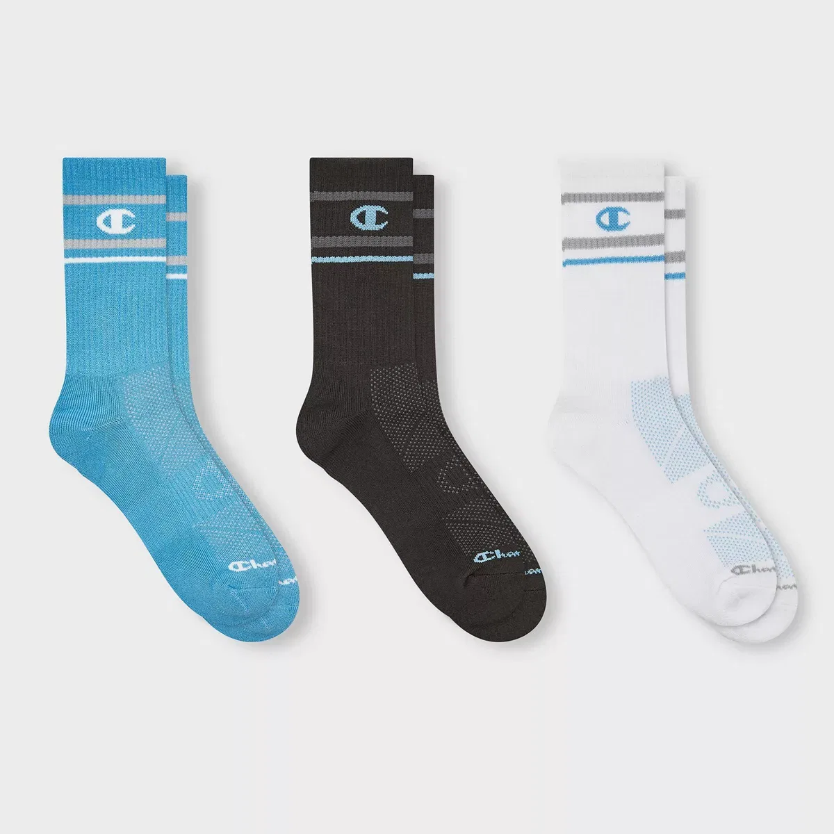 Детские носки для мальчиков спортивные 3 пары Champion Team/Sport Equipment, Blue Assorted