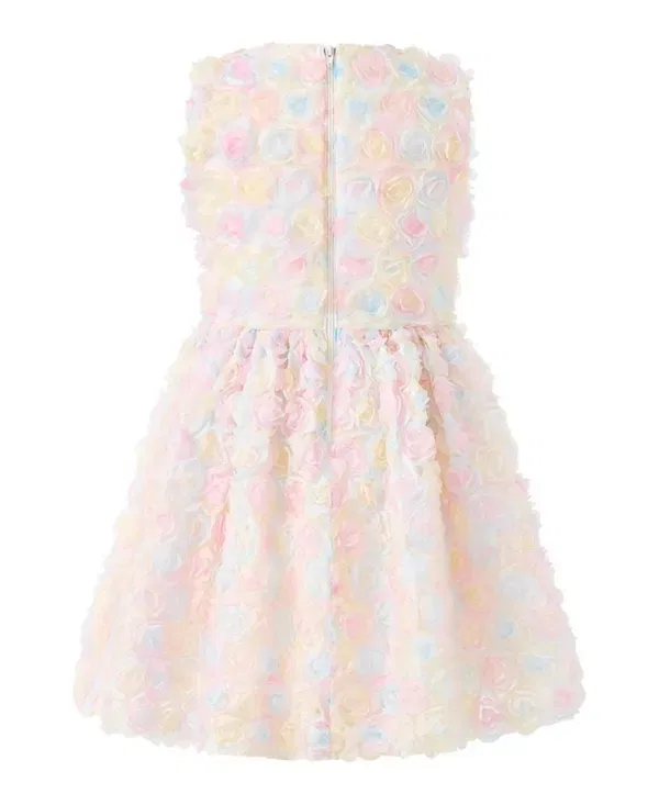 Детское платье для девочек с принтом Violette Tulle Marlo Kids, мультиколор — фото 2