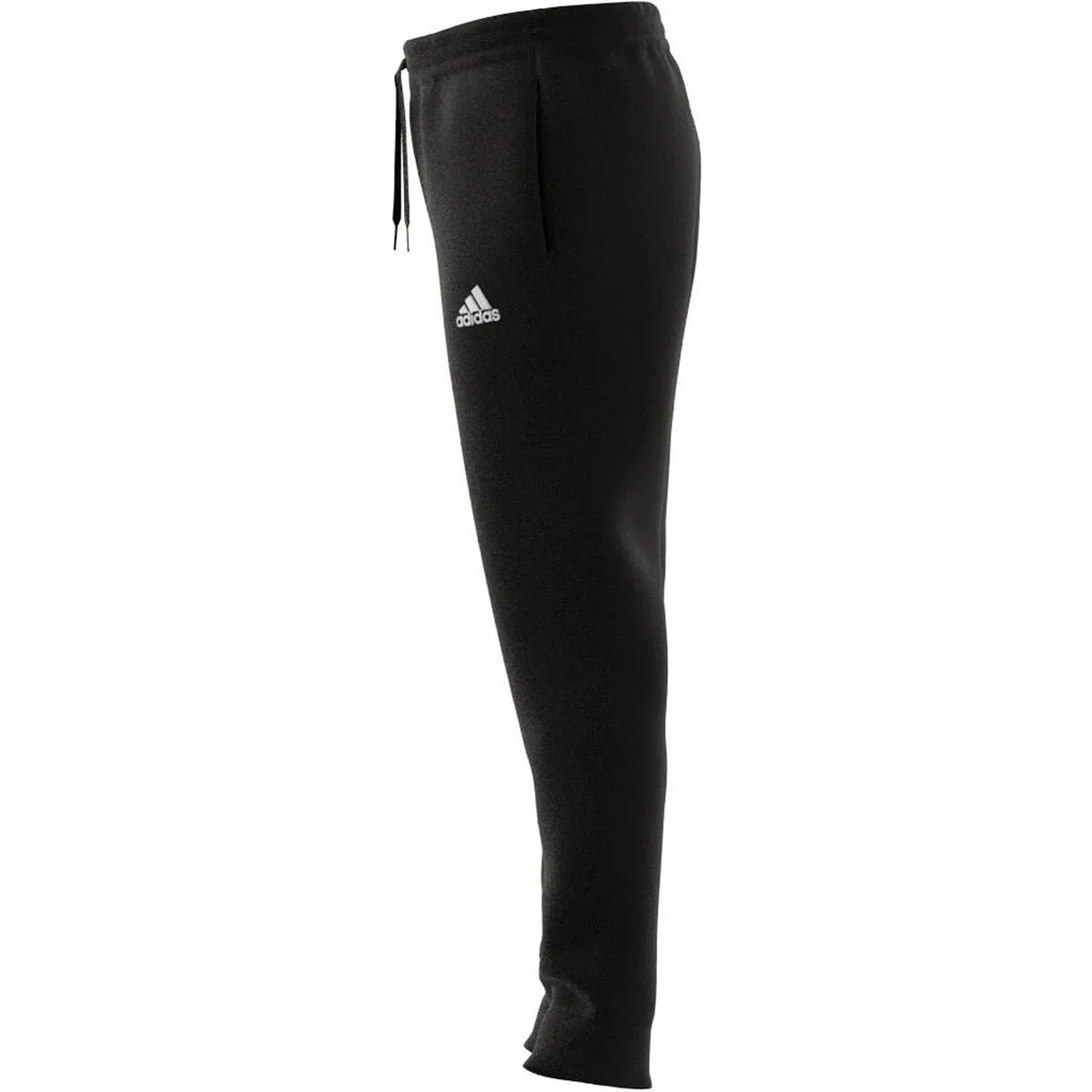 Мужские спортивные штаны из флиса Essentials Fleece Tapered Cuff Adidas, Schwarz Weiss — фото 4