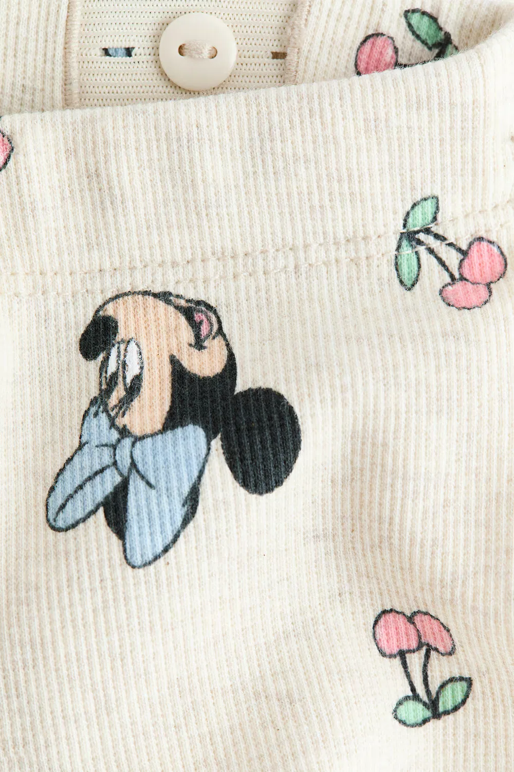 Хлопковый комплект из 2 предметов с принтом H&M, Hellbeige/Minnie Maus — фото 3