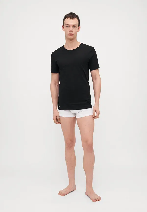 Футболка Lacoste, дышащая, однотонная, черный