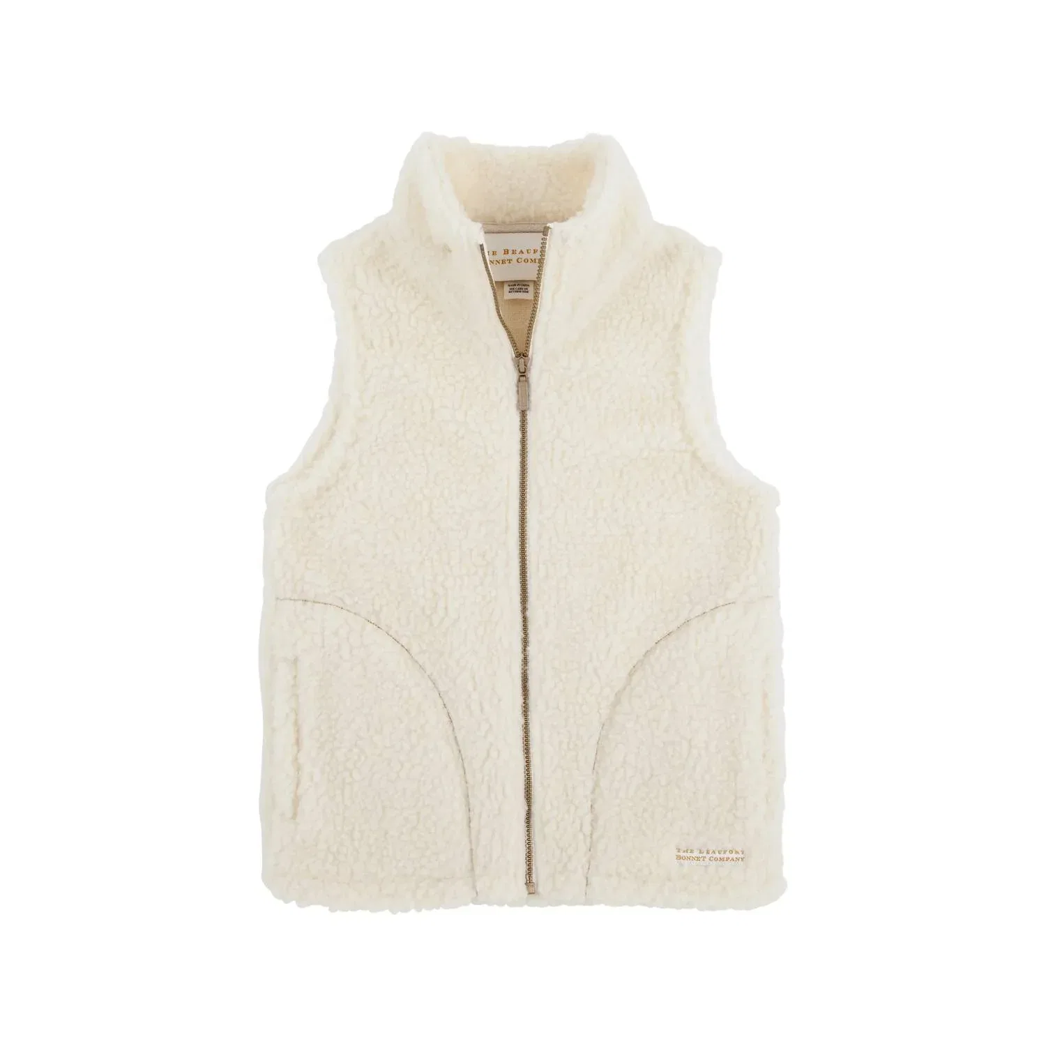Детский жилет для девочек с фактурной отделкой Van Camp Vest The Beaufort Bonnet Company, Palmetto Pearl