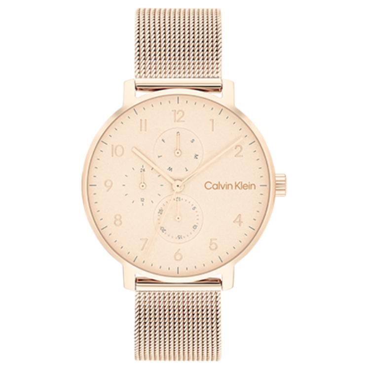 

Calvin Klein Часы Wrist Watch Quartz Movement Rose Gold Watch Dial Unisex