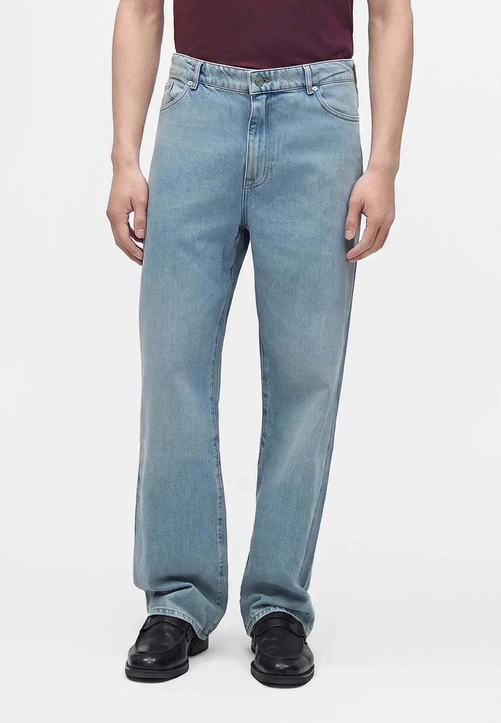 Свободные джинсы Lacoste, Washed Bleach