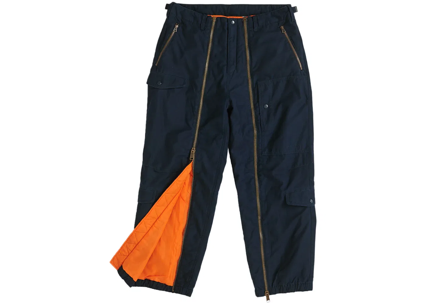 Мужские брюки из хлопкового твила Supreme Alpha Industries Cotton Twill Flight Pant, Navy — фото 2