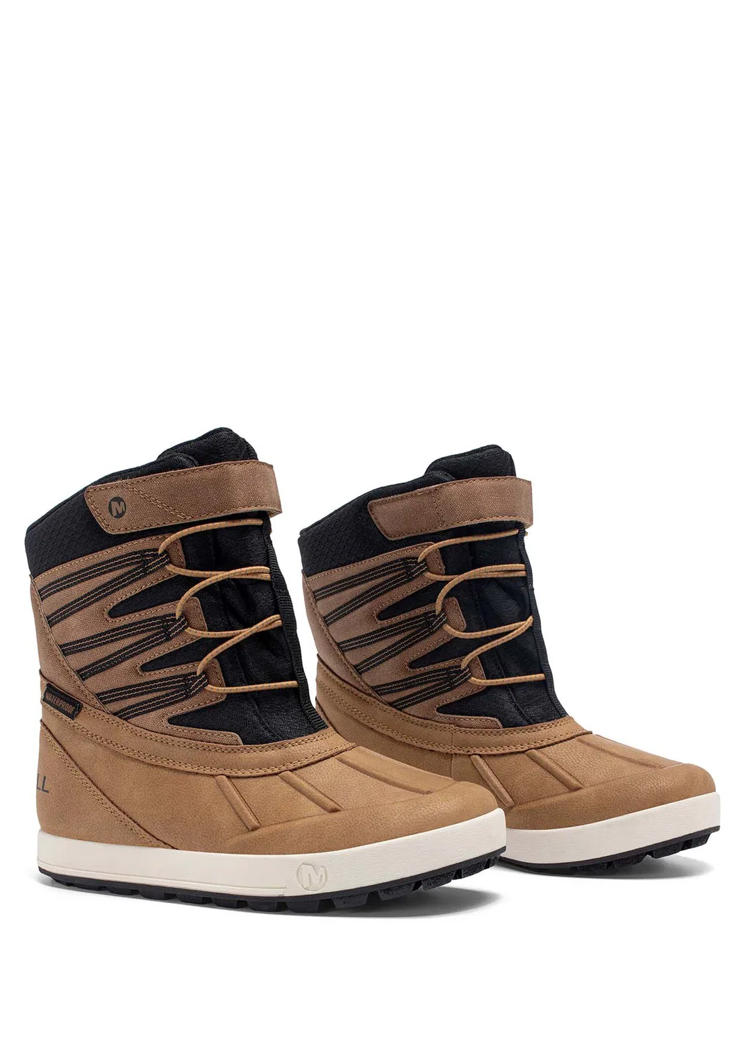 Ботинки детские Merrell Snow Bank 5.0 Waterproof, желтый — фото 2