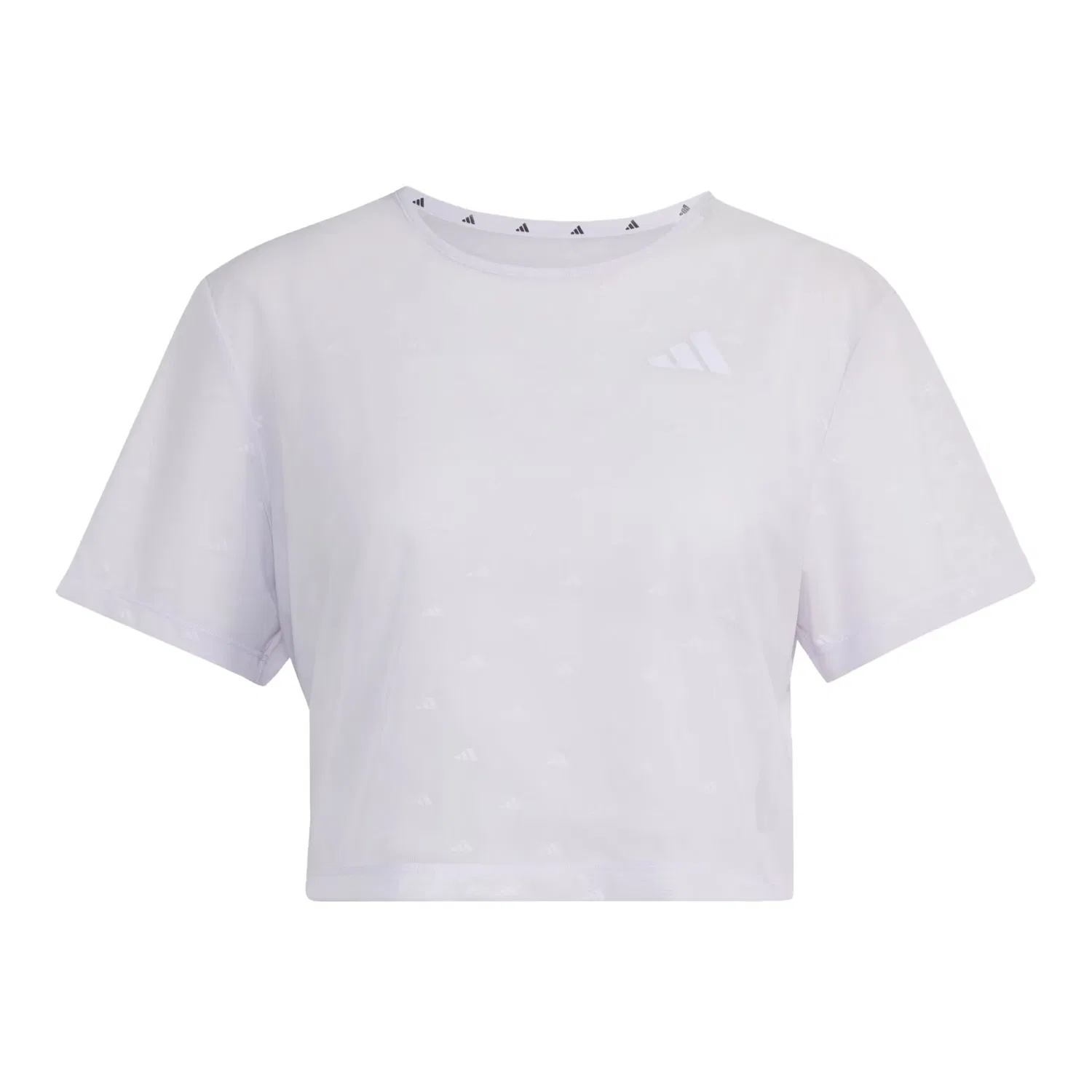 Спортивная футболка Adidas Performance Shirt PrimeLift Essentials Workout пастельно-фиолетового цвета