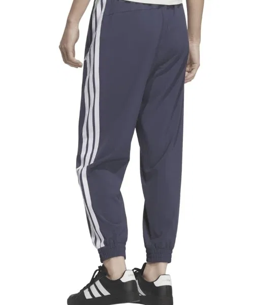 Женские спортивные брюки с tapered-кроем, Climacool, Adidas, Black/Black — фото 2