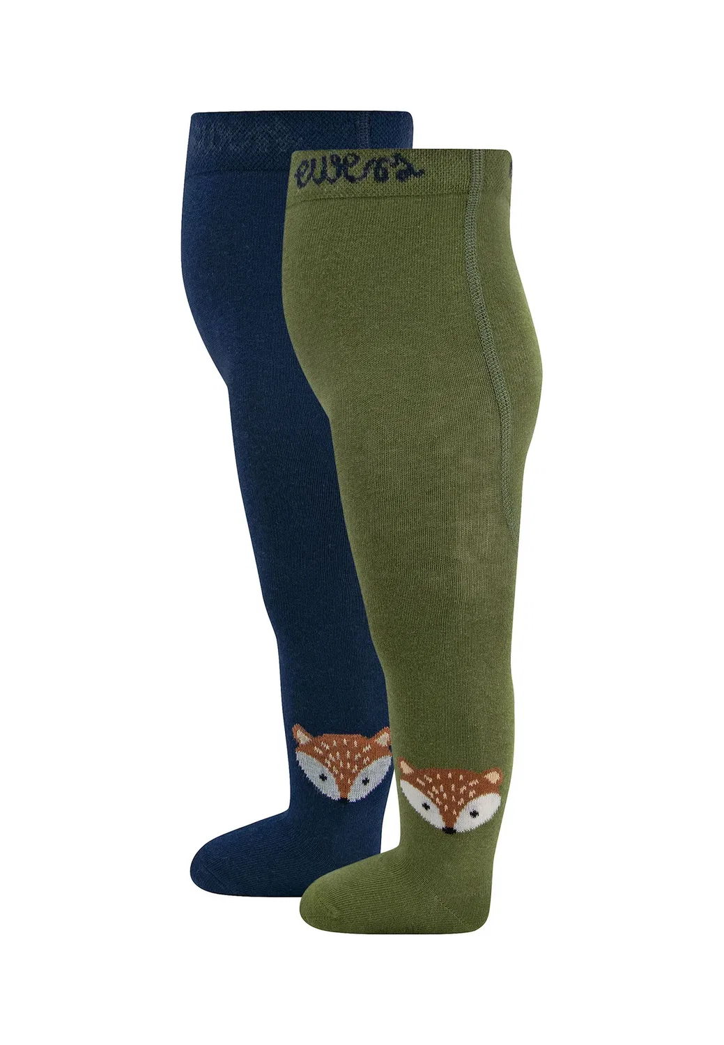 Thermo strumpfhose 2er Pack fuchs/uni - колготки Ewers, Bunt