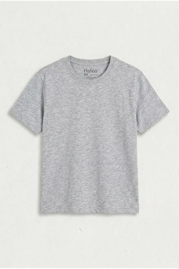Детский комплект футболок с коротким рукавом Basics Hafico, Navy Blue-Grey-White — фото 3